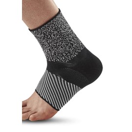 CEP Max Support Achilles Sleeve, Black/White, Unisex, L
