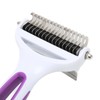 2 in 1 Pet Grooming Brush Washable Pet Dematting Comb