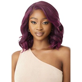 Outre Lace Front Wig - Melted Hairline - Judi (DR PINK BLUSH)