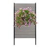 Outdoor Privacy Screens Freestanding, 35.5" W x 71" H Metal