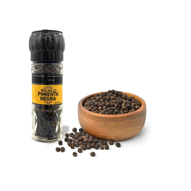 Pontino Pimienta Negra Entera, 48 g
