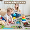 Capslpad Kids Rug Educational Play Rug 5.2'x3.3' Traffic Road Kids