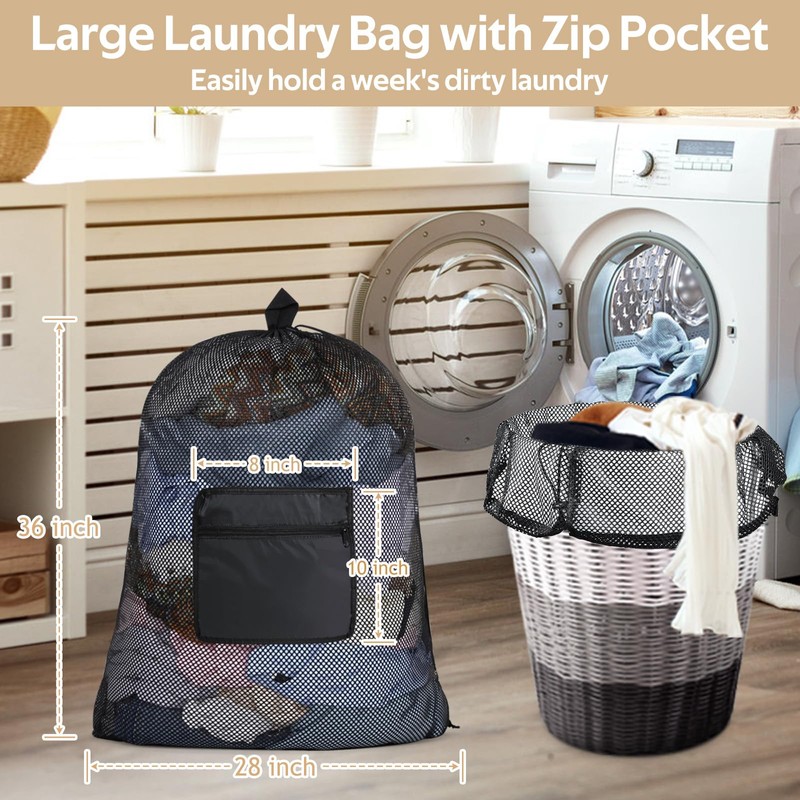 OTraki Mesh Laundry Bag 36 x 28 Inch Extra Large