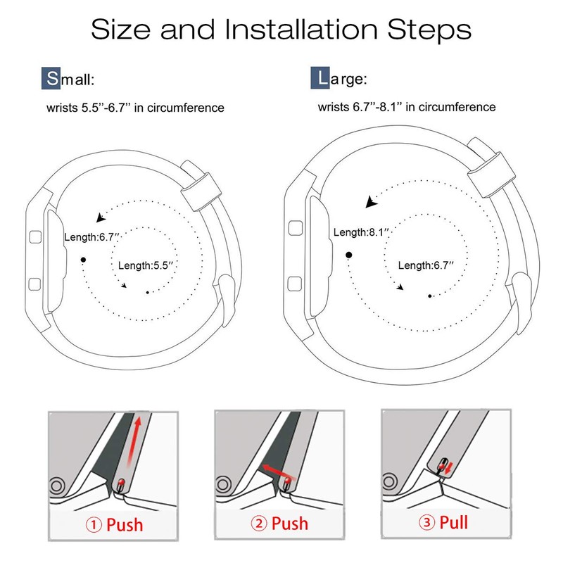LEEFOX Compatible with Blaze Bands, Large Small Accessories Replacement Wristbands