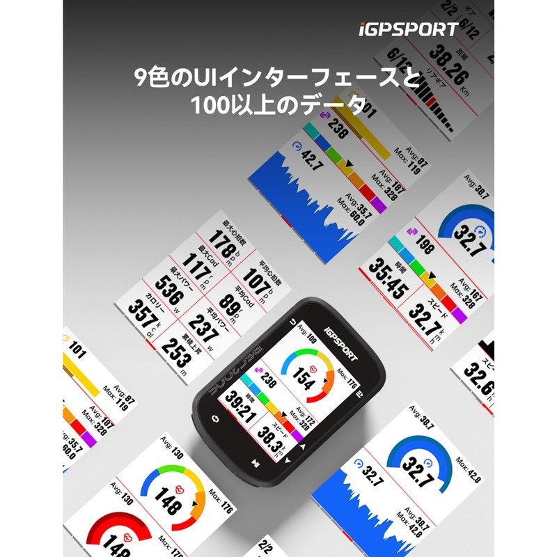 iGPSPORT BSC200S Cycle Computer, Cyon, 2.4 inch Color Display, Bicycle