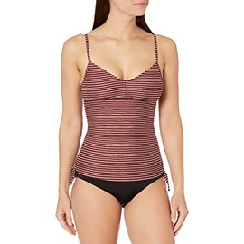 prAna Moorea Tankini para Mujer, con Rayas de tejado oxidadas, pequeño
