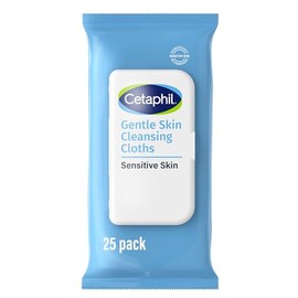 Cetaphil Cetaphil Face and Body Wipes, Gentle Skin Cleansing Cloths, 25 Count (Pack of 3), for Dry, Sensitive Skin, Flip Top Closure, Great for the Gym, Travel, in the Car, Hypoallergenic, Fragrance Free