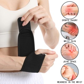 ARYIMYDP 2 Stück Handgelenk Bandagen, Bandage Handgelenk, Hautfreundlich, Verstellbar, Leicht Tragen, für die Linke und Rechte Hand Geeignet, Ideal Tragen Sport oder Training