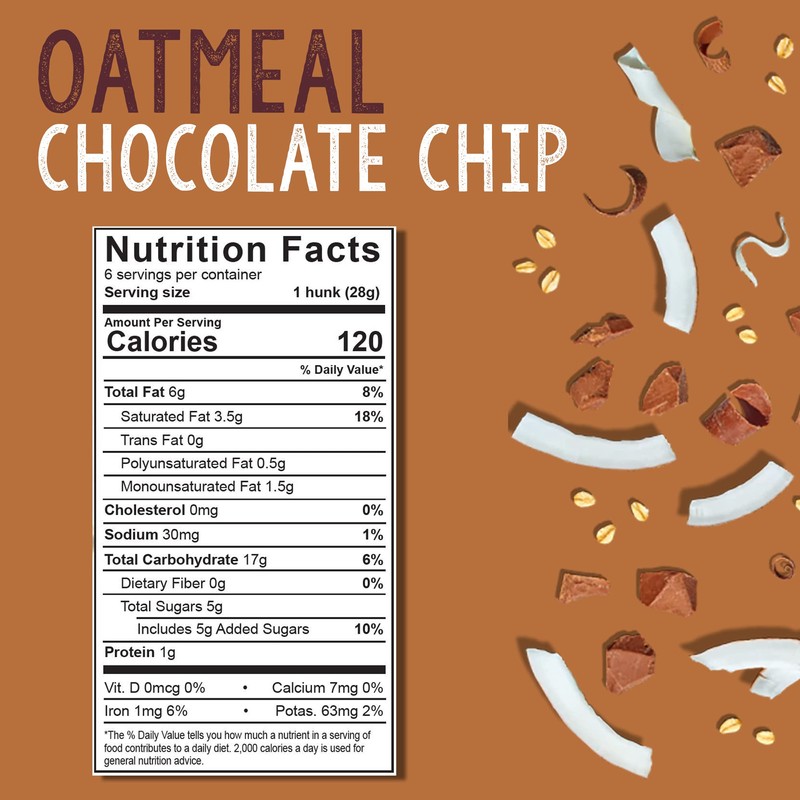 Heavenly Hunks Oatmeal Chocolate Chip, 6 oz bag - 6