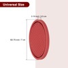 sourcing map 4pcs Car Cup Coasters Universal PVC Car Cup