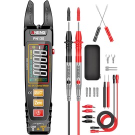ANENG Multimeter Tester Color LCD TRMS 4000 Counts Clamp Meter Auto Ranging Rechargeable Voltmeter with U-Shaped Jaw Measures AC/DC Current,Voltage,NCV,Ohm,Diode,Capacitance,Resistance,Continuity