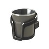 Perseed PDK2113 Car Supplies, Drink Holder, Stainless Steel Thermo-Tumbler, Gray