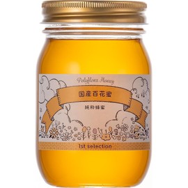 1st Selection Hundred Flower Honey, 17.6 oz (500 g), Bottle, Natural Produced, Made in Japan, Additive-Free (Colors and Taste Changes Depending on Seasonal Flowers)
