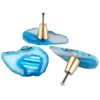 KYEYGWO Pack of 4 Blue Irregular Agate Discs Furniture Knobs
