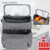 FlowFly Double Layer Cooler Insulated Lunch Bag Adult Lunch Box