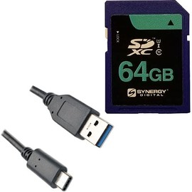 Synergy Digital Accessory Kit, Compatible with Nikon D780 DSLR Digital Camera includes: EM-USB-TYPEC-3B USB Cable, SY-SD64GB Memory Card