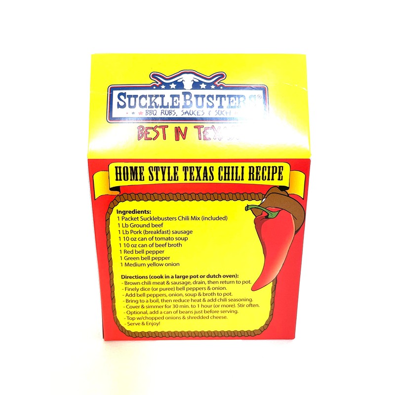 Suckle Busters Texas Style Chili Kit