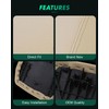 SCITOO Auto Beige Center Console Lid Kit Replacement Fit for