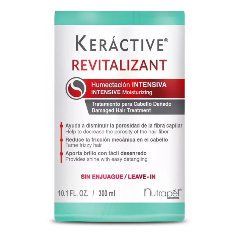 Nutrapel 2 Pzas Keráctive Revitalizante Leave-in Doble Fase Nutrapel