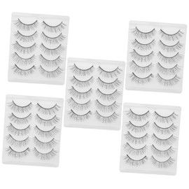 Baluue 25pairs Fake Lashes for Women Lashes Natural Eye Eyelashes Fashion Makeup Party Wedding Photography