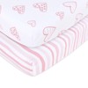 Biloban Pack and Play Fitted Sheets 2 Pack, 100% Natural