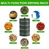iPower Herb Drying Rack Zippered 4 Layer 24" Hanging Dryer