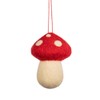 Sass & Belle Felt Mushroom Hanging Decoration