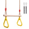 YOHOOLYO Trapeze Bar Swing Set Hanging Bar Rings for Kids
