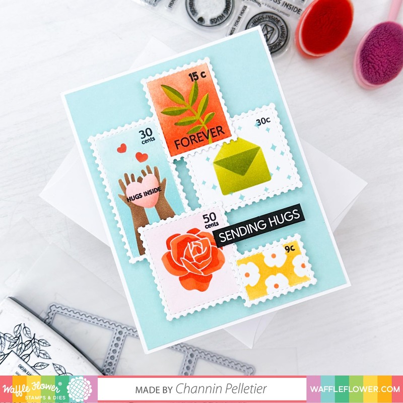 Waffle Flower Postage Collage Bundle