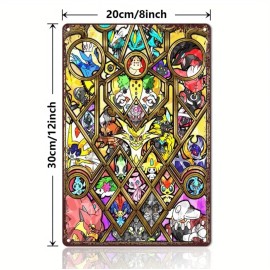 Pokémon Mural metal poster