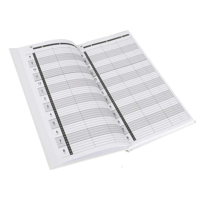 Agenda Salon Concepts Beauty Appointment Book 3 Assistant White