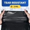 Plastic Prince 64-65 Gallon Trash Bags Heavy Duty with Flap