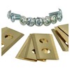vhbw 9 x Replacement Blades Compatible with Kress Mission KR113,