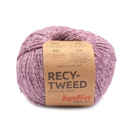 50 g "Recy-Tweed" – Colour 85 – Mauve – Yarn Made from Recycled Fibres