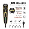 Razors HIENA Men's Premium Haircut Kit,USB Charging with LCD Display