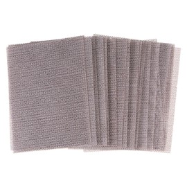 sourcing map 30pcs 400 Grits Mesh Sanding Screen Sheets 3" x 4" Wet or Dry Sandpaper Dust Free Abrasive Pads for Car Wood Drywall Metal Polishing & Grinding