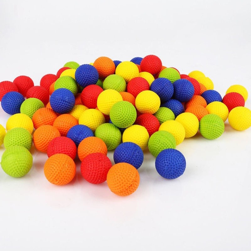 100Pcs Rounds Foam Ammo Refill Replace Balls Pack Children Kids