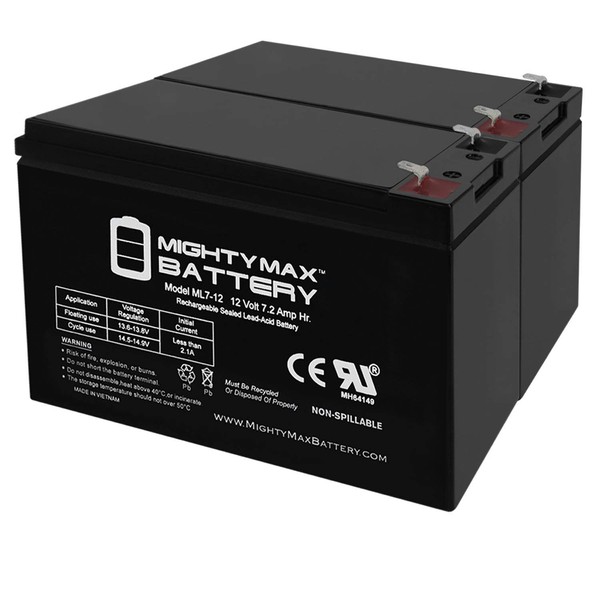Mighty Max Battery 12V 7Ah Battery Replacement for APC Backups