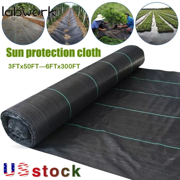 labwork 6FT × 300FT Woven Ground Weed Cover 3.2 Ounce