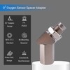 Abvefudo O2 Oxygen Sensor Spacer Adapter Extender, M18 X 1.5