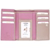 Felda Womens Genuine Soft Leather Clutch Wallet - RFID Protection