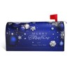 DADABULIU Christmas Mailbox Covers Xmas Blue Ball Fir Branch Snowflake