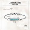 ONEFINITY Turquoise Urn Bracelet For Ashes 925 Sterling Silver Turquoise