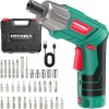 Hychika Cordless Screwdriver HYCHIKA 4V 2.0Ah Rechargeable Screw Gun w/