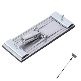 Pole Sander Head Alloy Sander Tool No-flip Pole Sander for Drywall Auto Body Sanding Quick Release Clips Wall Sander Ceiling Sander (Aluminum alloy)