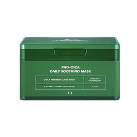 VT 시카 데일리 수딩 마스크 (30매입) VT Cica Daily Soothing Mask (30 sheets)