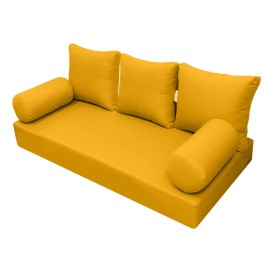 |COVER ONLY| Style 3 Twin Knife Edge Daybed Mattress Bolster Pillow Covers AD108