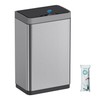 Mbillion Automatic Touchless 15 Gallon Motion Sensor Trash Can Stainless