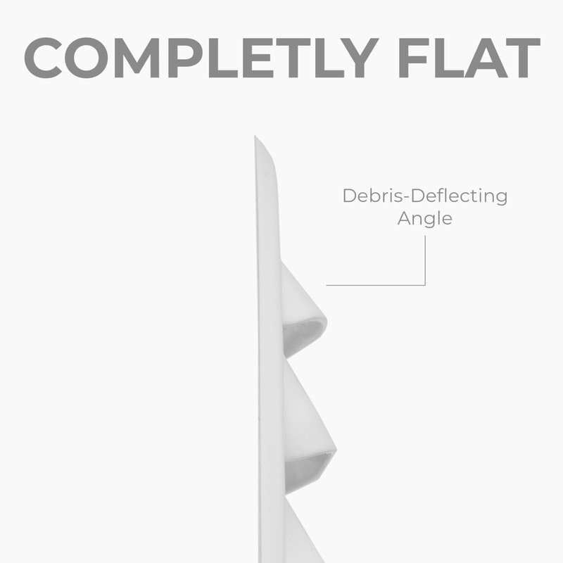 HVAC OV 5 Inch White Round Metal Vent Cover -