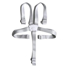 1 x 5-point safety belt, high chair, multifunctional child safety belt, high chair strap for buggy, child seat, pram and high chair, high chair strap for high chair, grey belt for high chair